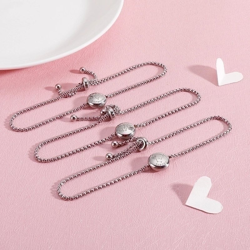 Minimalist Constellation Titanium Steel Rhinestones Bracelets In Bulk