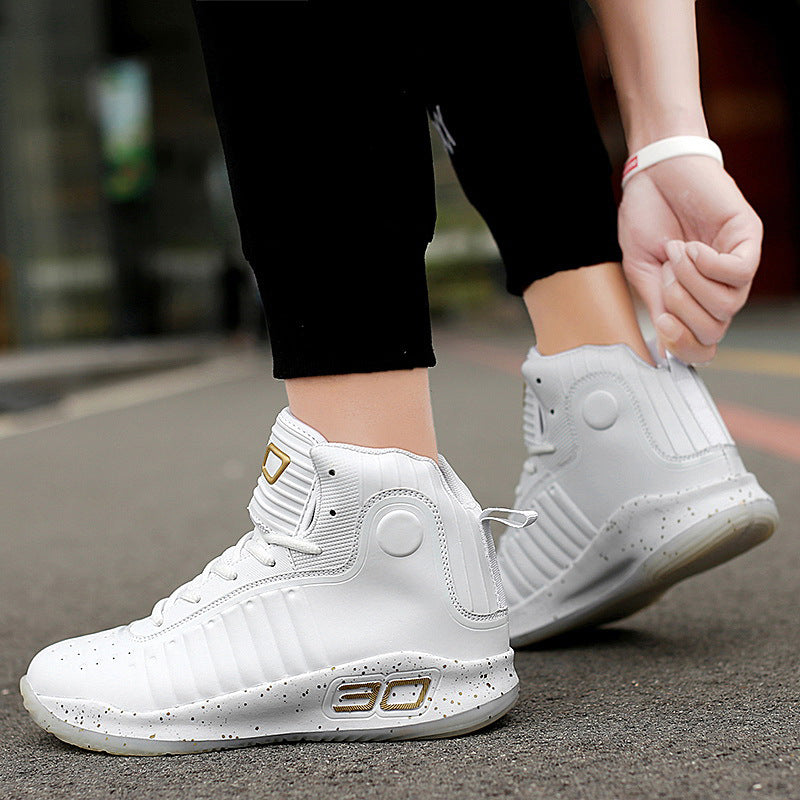 Men's Microfiber High-Top Sports Shoes (In Stock)