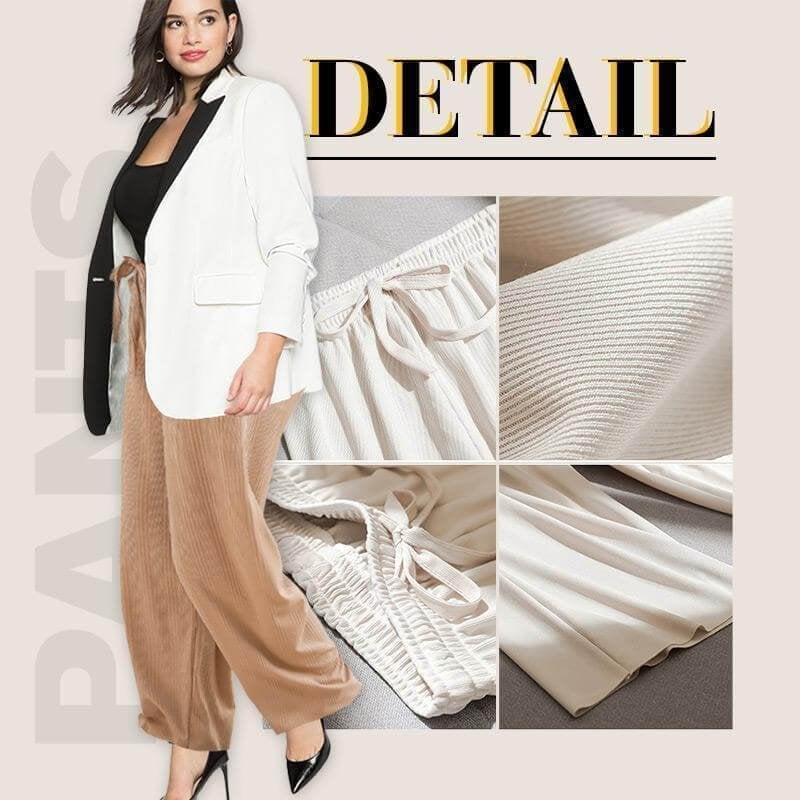 🔥Hot Sale - 48% Off🔥Ladies Ice Silk Wide Leg Pants