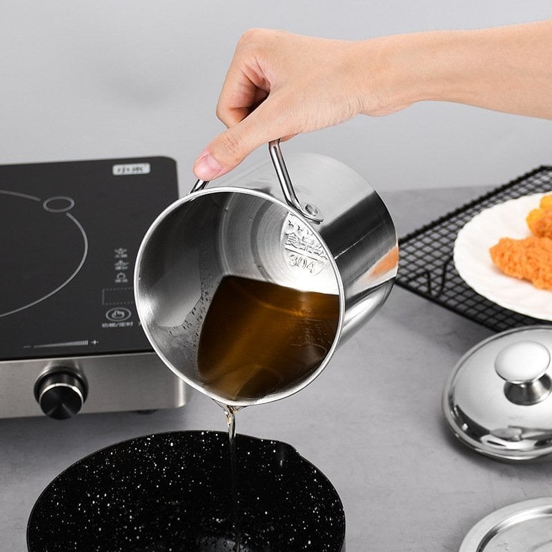 Summer Hot Sale - Stainless Steel Oil Filter Pot