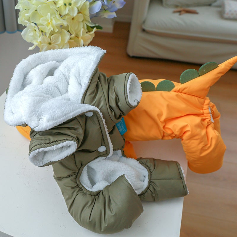 Dinosaur Shaped Dog Cat Jacket