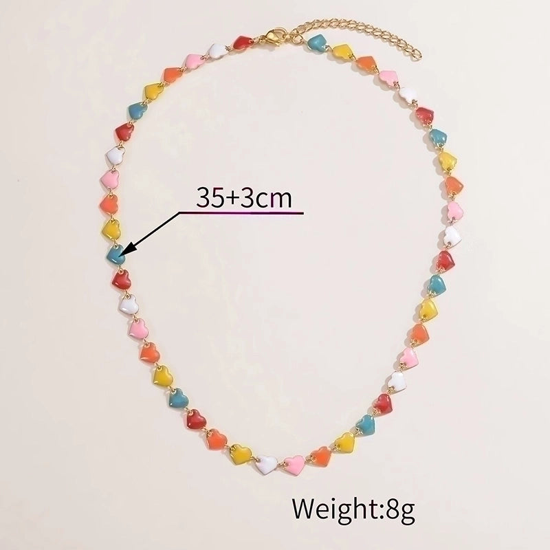 304 Stainless Steel 18K Gold Plated Fashion Plating Geometric Necklace