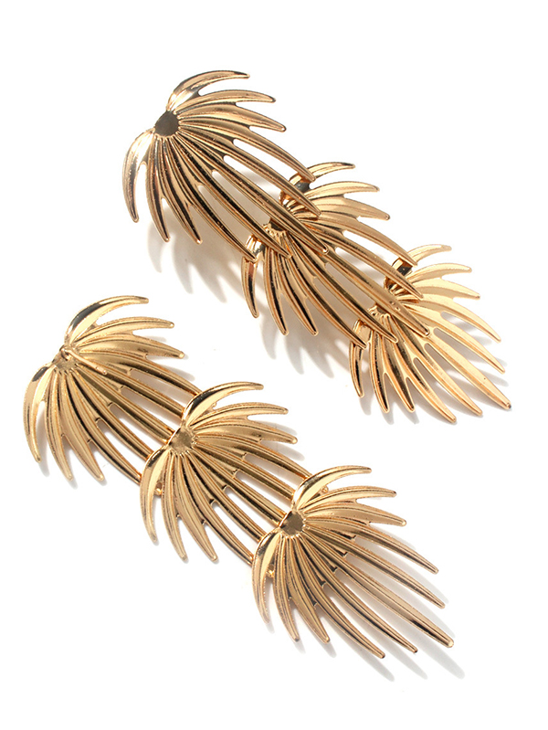 Geometric Solid Color Drop Earrings