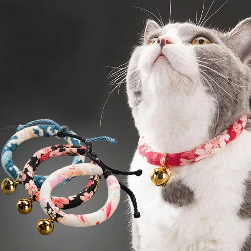 Zephyr Cat collar bell Kitten cute anti-stray collar Cat tag necklace Pet supplies Cute Luxury Pet Collars