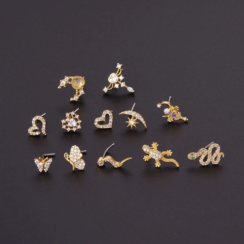 Nose Rings & Studs Fashion Animal Metal Plating