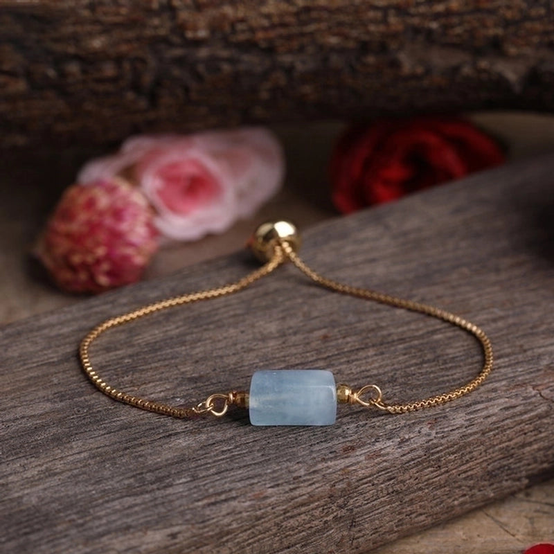 Minimalist Irregular Agate Metal Patchwork Bracelets