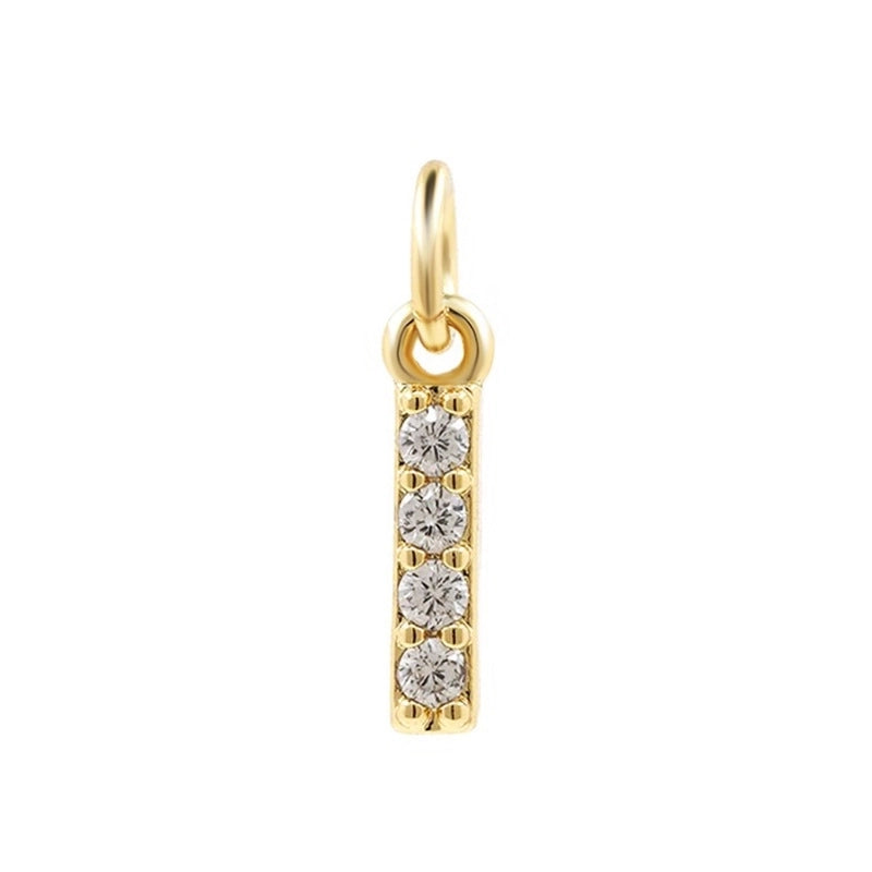 Bohemian Letter Stainless Steel Plating 18k Gold Plated Necklace