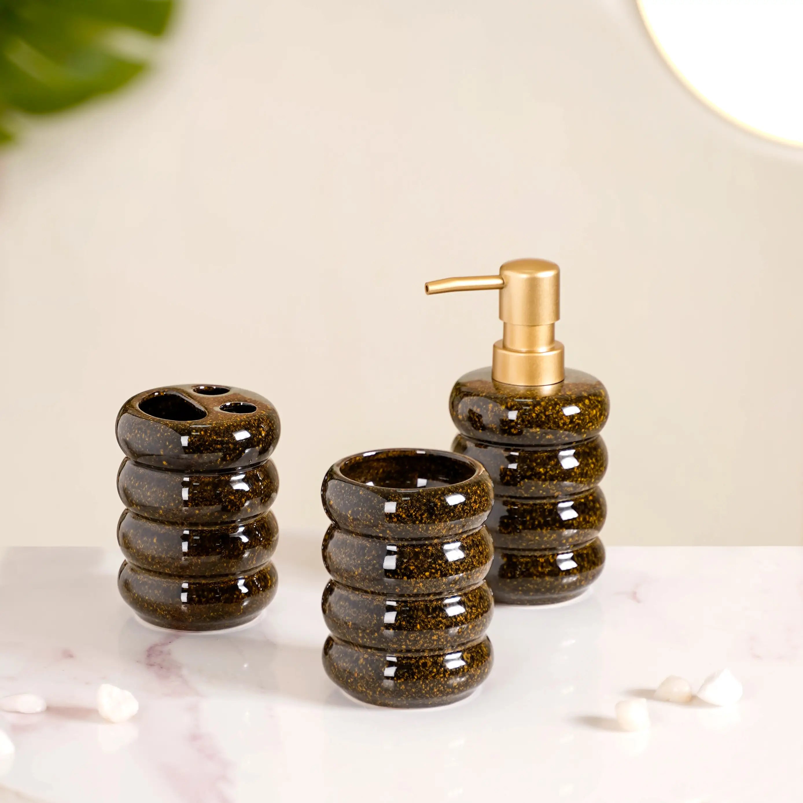 Ripple Bathroom Accessories Set Of 3