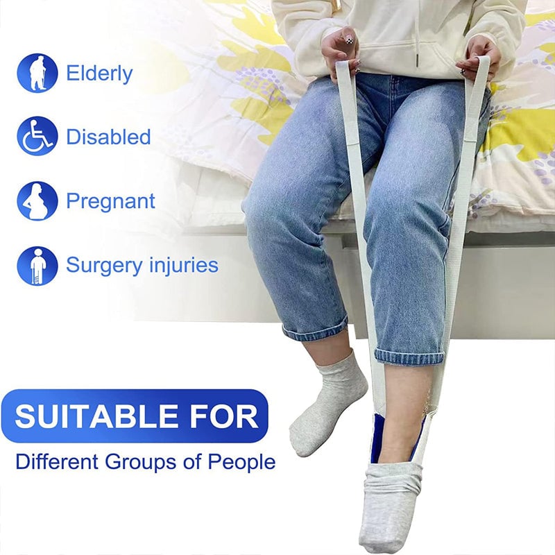 🎁2024 New Year Hot Sale🎁Sock threader: No need to bend over to assist in wearing socks