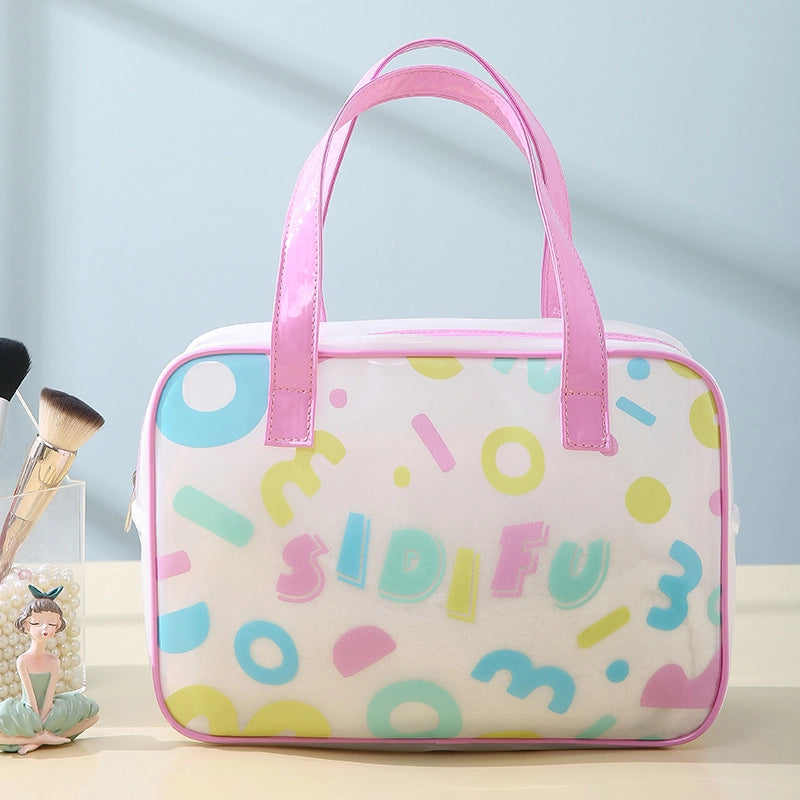 Letter Flower Butterfly PVC Storage Bag