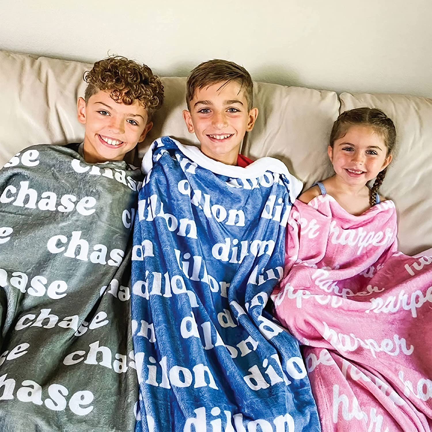 🎁BUY 2 FREE SHIPPING🎁 High Quality Personalized Super Soft Name Family Blanket