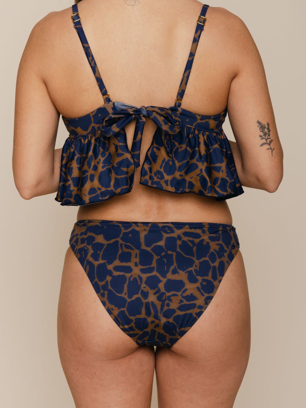 High Leg Mid Rise Bottoms