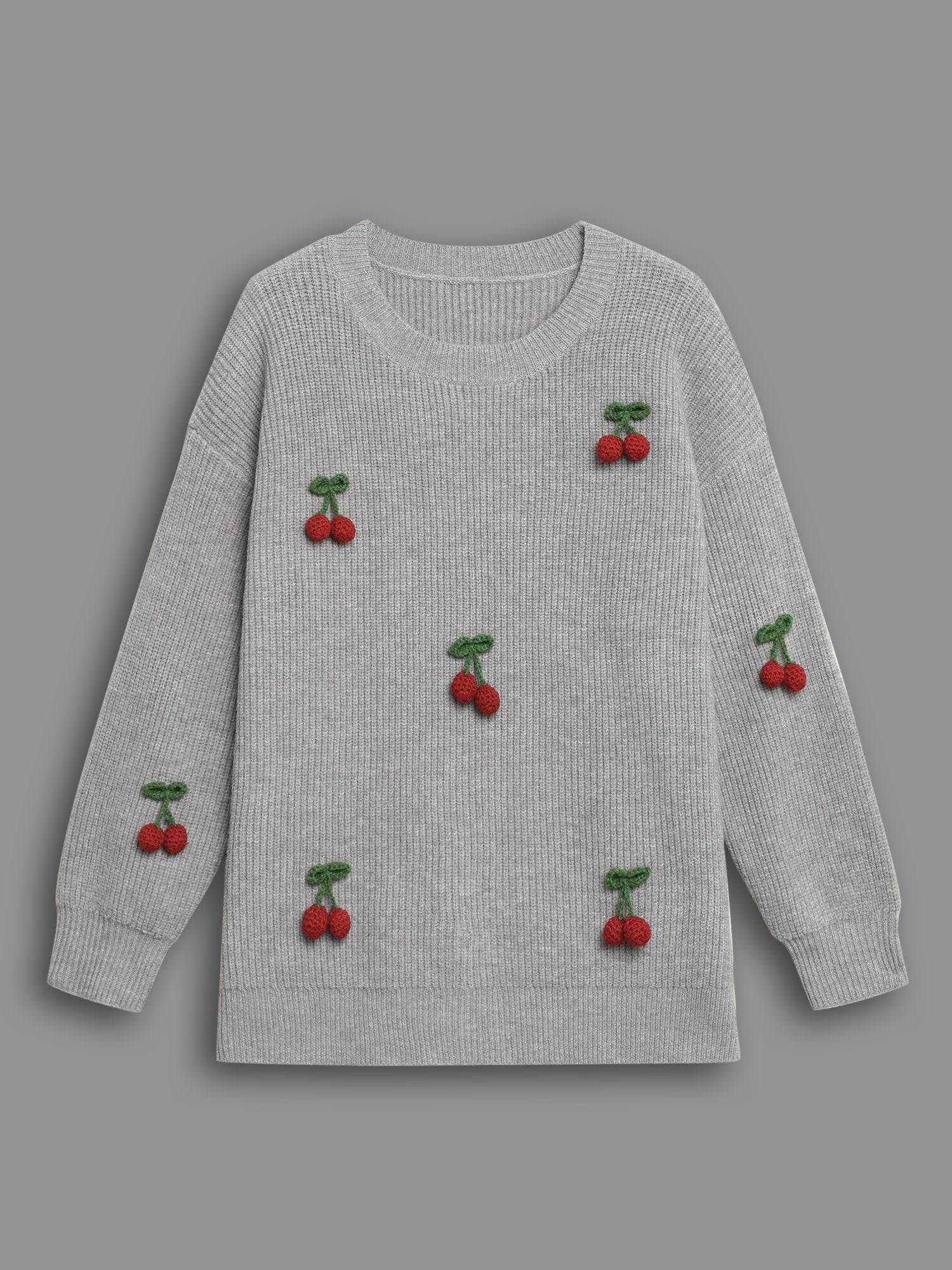 Supersoft Essentials Stereo Cherry Design Pullover