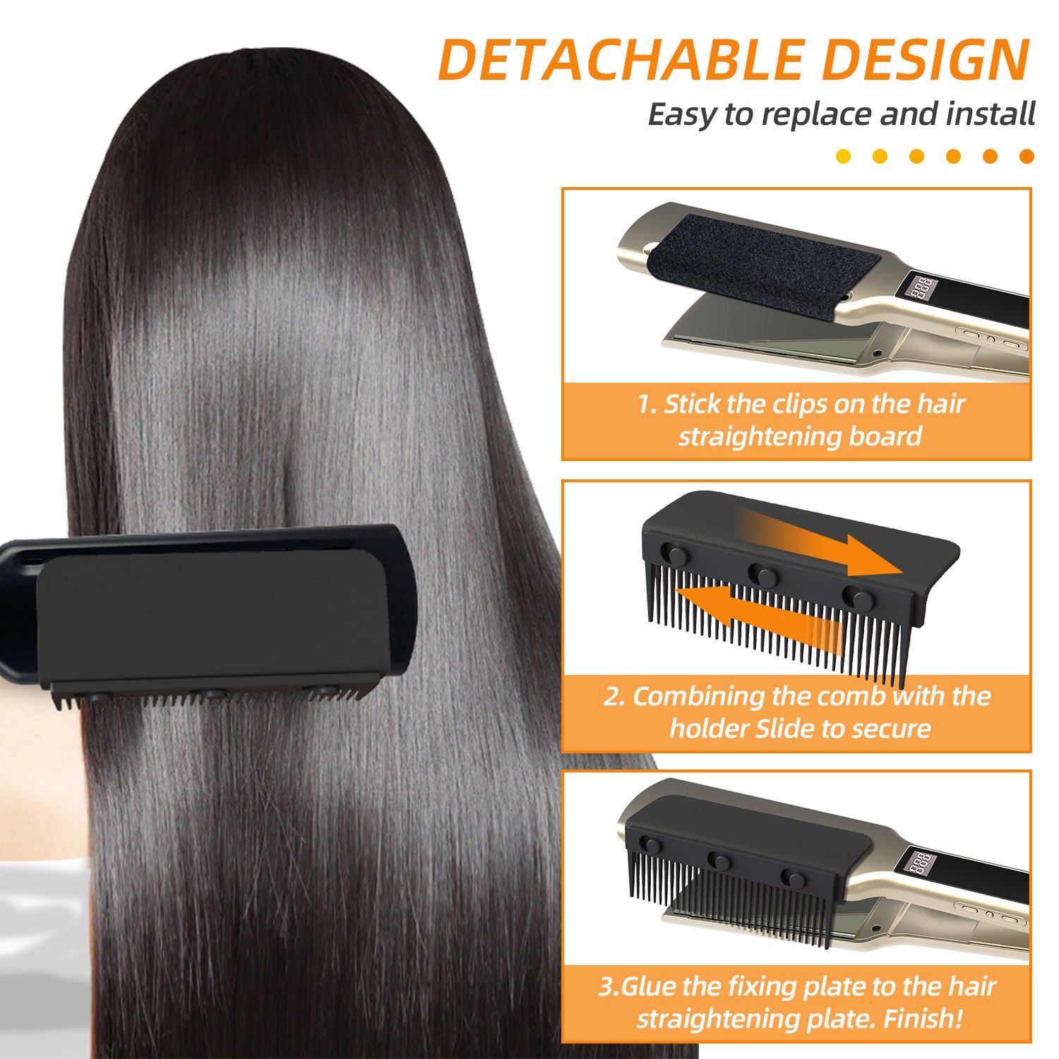 💖Flat Iron Comb