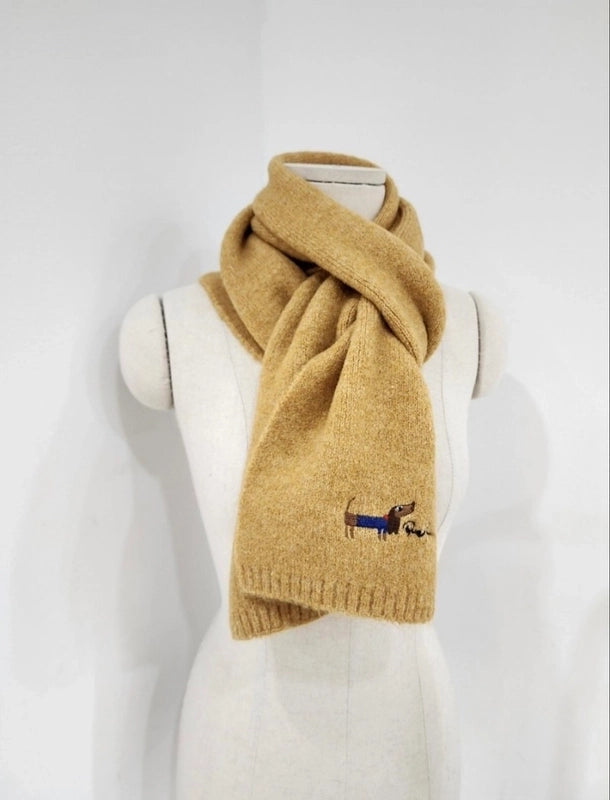 Women's Cute Sweet Classic Style Solid Color Polyester Scarf