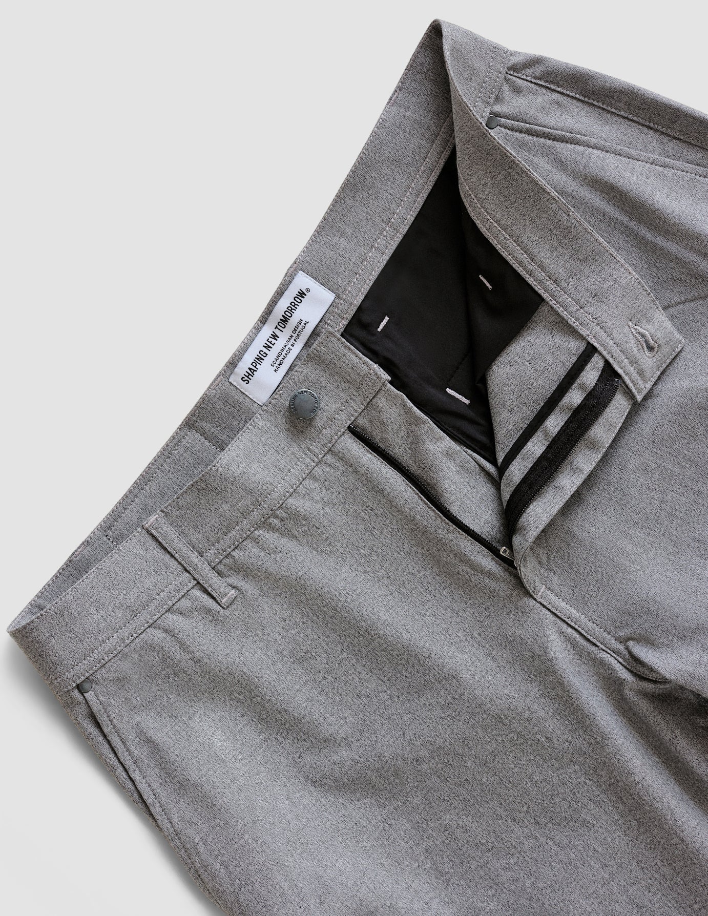Tech Linen Pants Charcoal