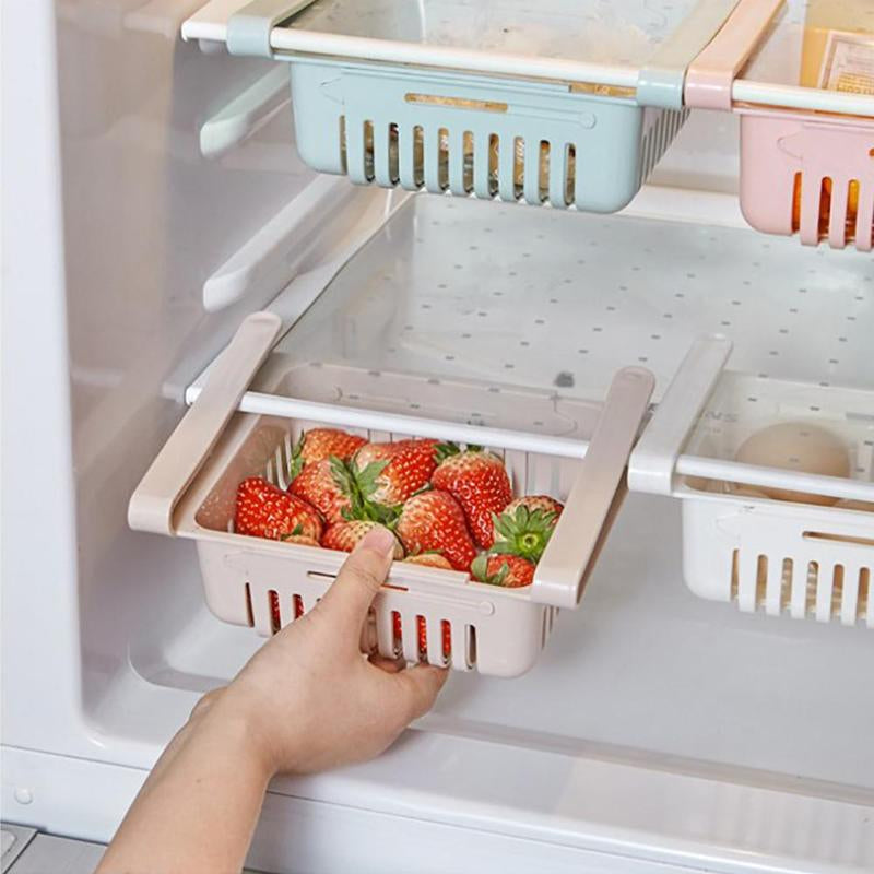 Imported Adjustable-Fridge Storage Basket