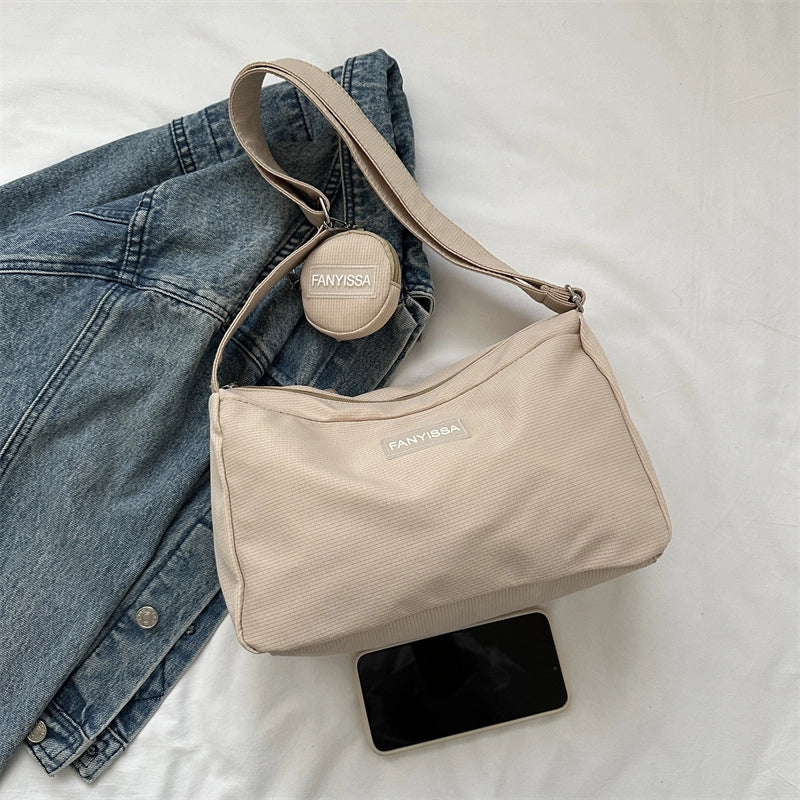 Women's Bag  New Autumn And Winter Trendy  Large Capacity Crossbody Bag Casual All-Matching Fashion Lightweight Oxford Bag