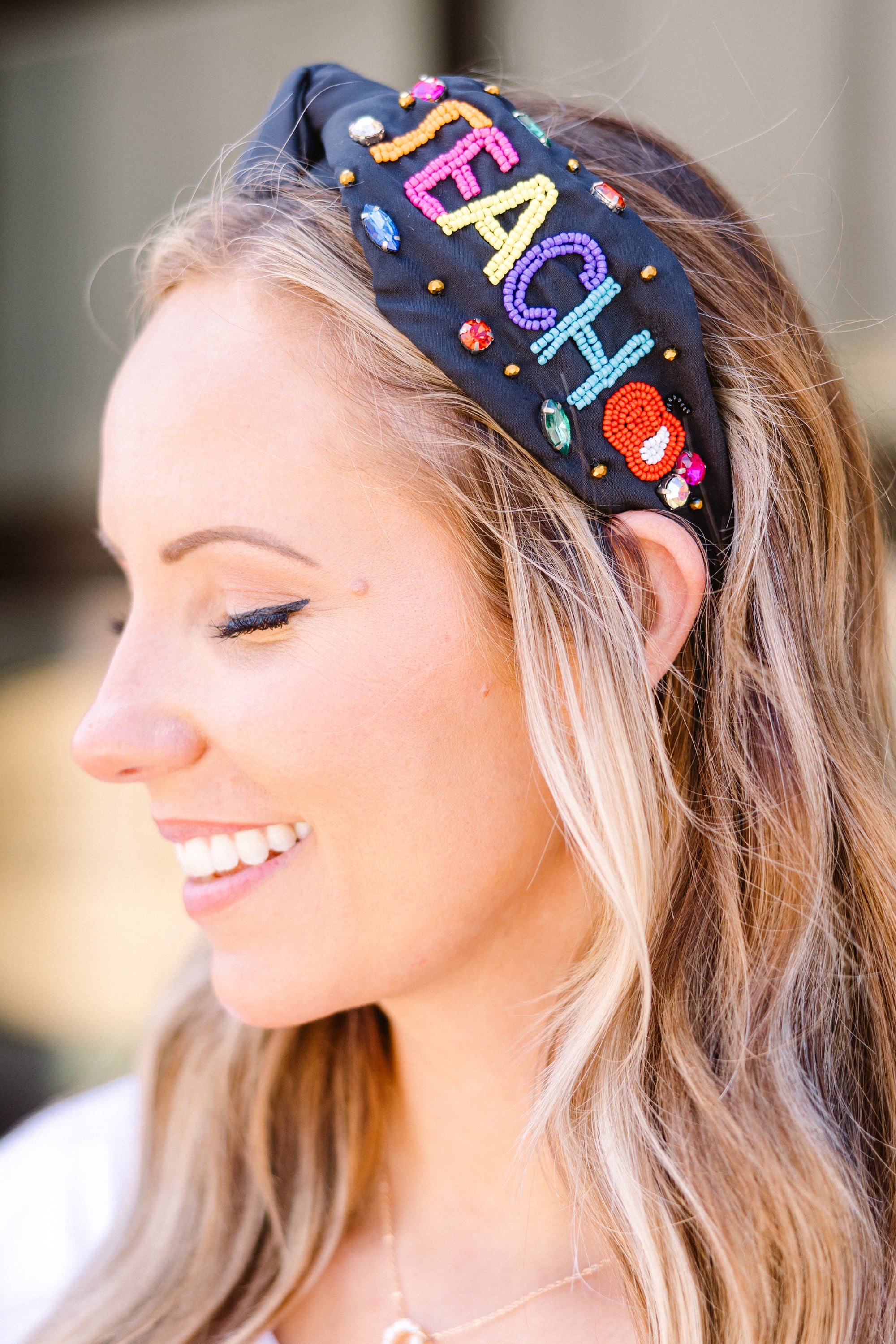 Teach More Headband. Black