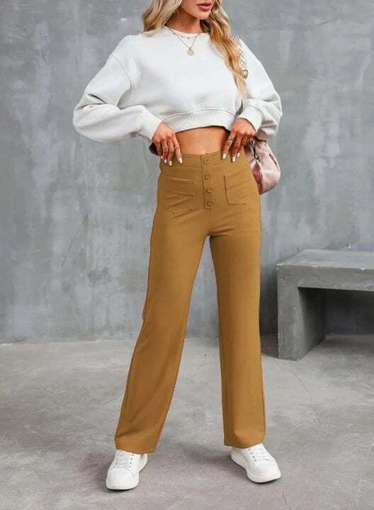 🔥Special Sale 49% OFF 💕🔥Women's Casual High Waist Stretch Pants