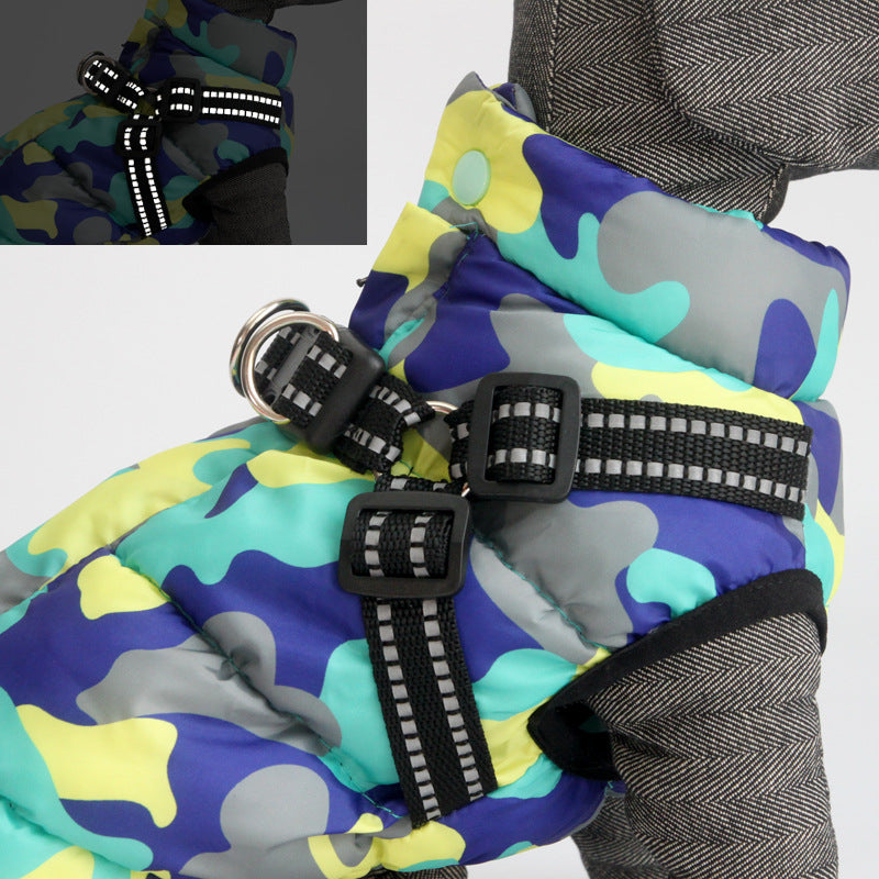 Autumn And Winter Pet Dog Vest Jacket