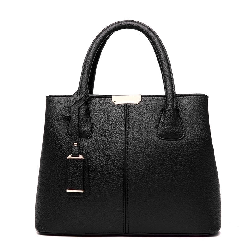 Women's Medium All Seasons Pu Leather Solid Color Vintage Style Square Zipper Shoulder Bag