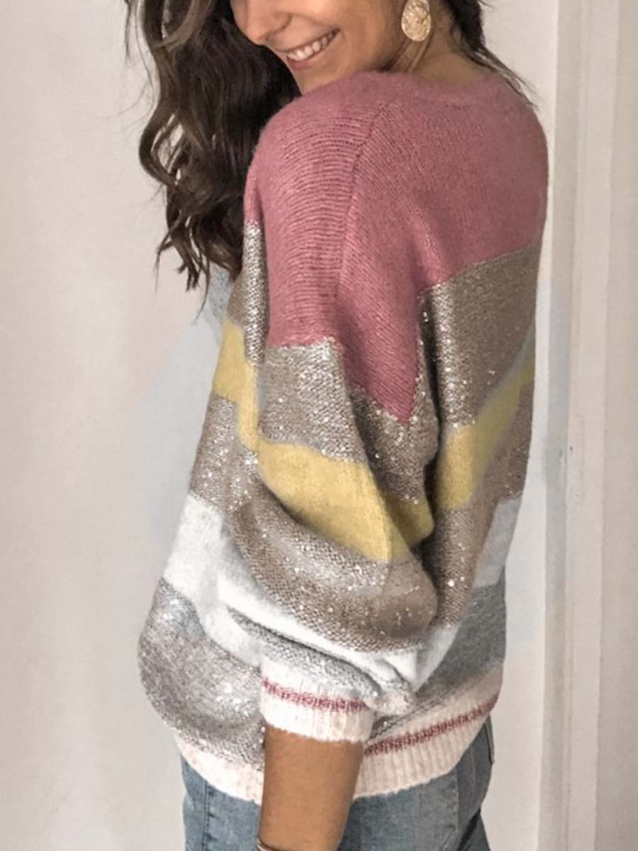 Multicolor Knit Sweater