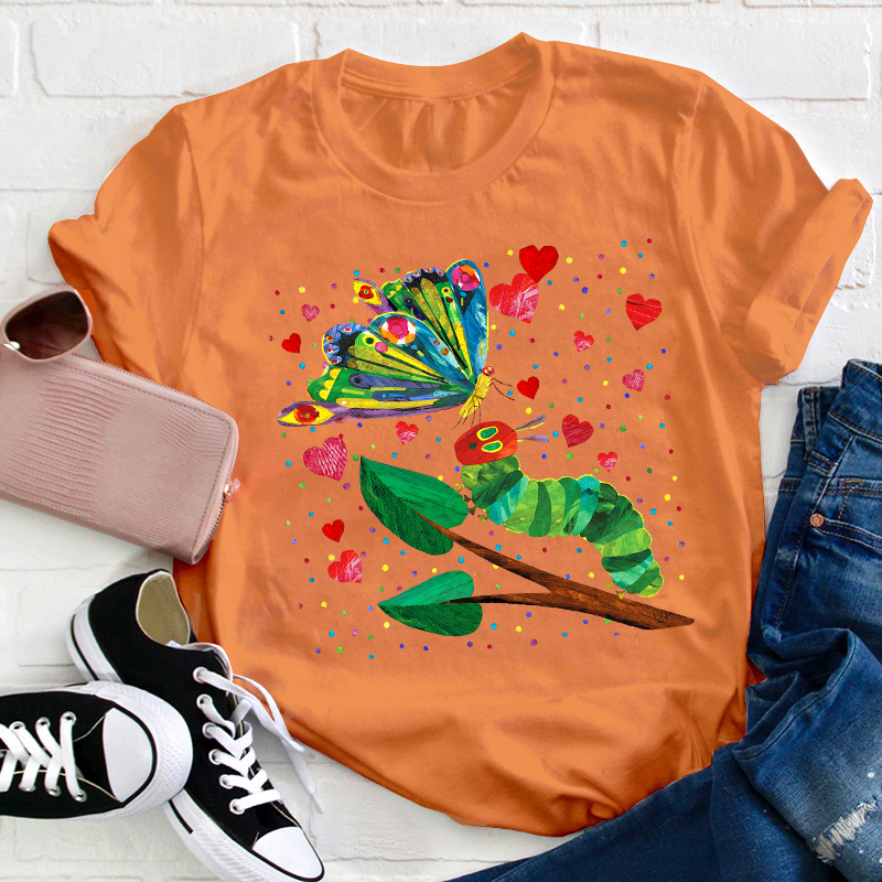 Sweet Caterpillar Teacher T-Shirt