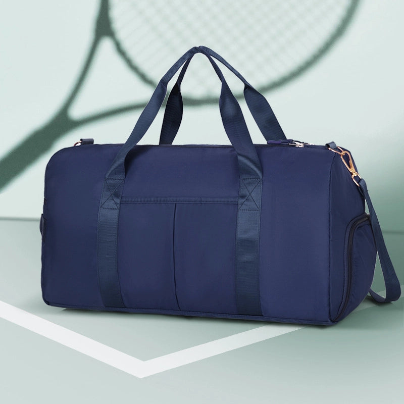 Unisex Sports Solid Color Nylon Waterproof Travel Bags