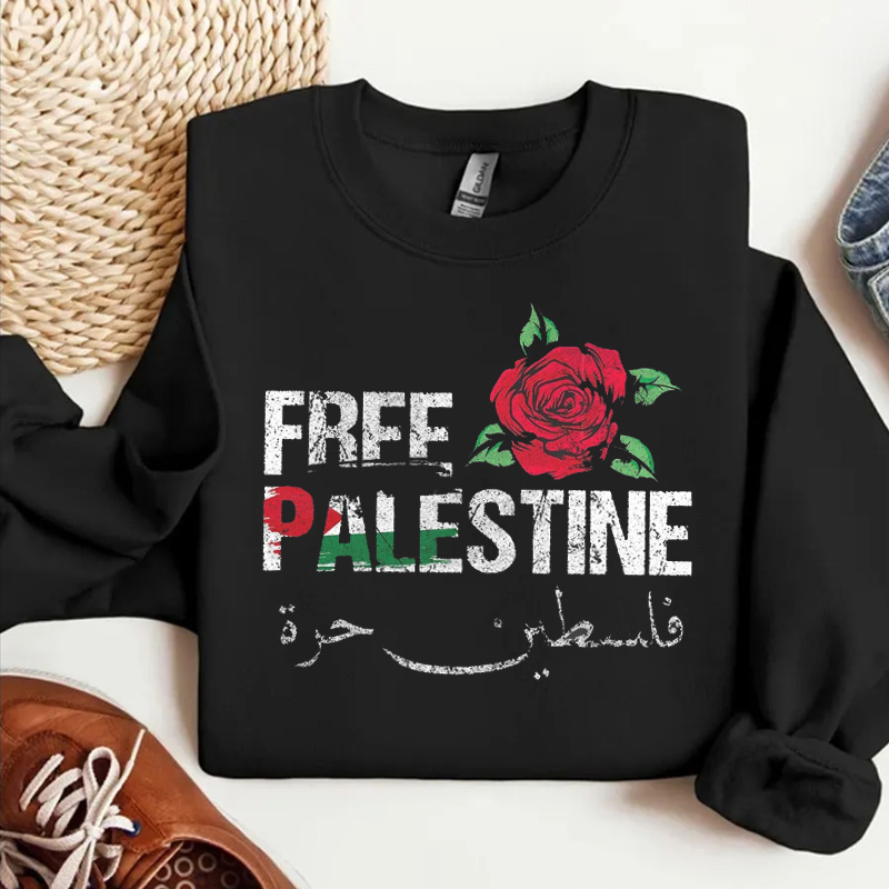 Rose Flower Anti War Sweatshirt