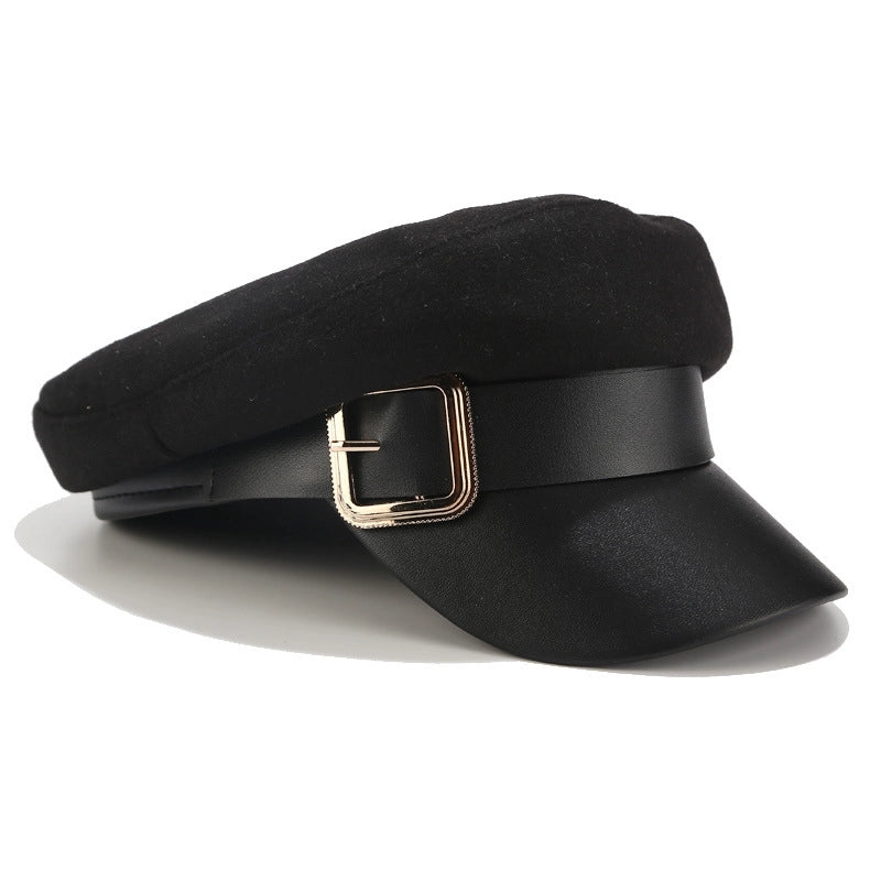 Unisex Retro Classic Style Solid Color Beret Hat