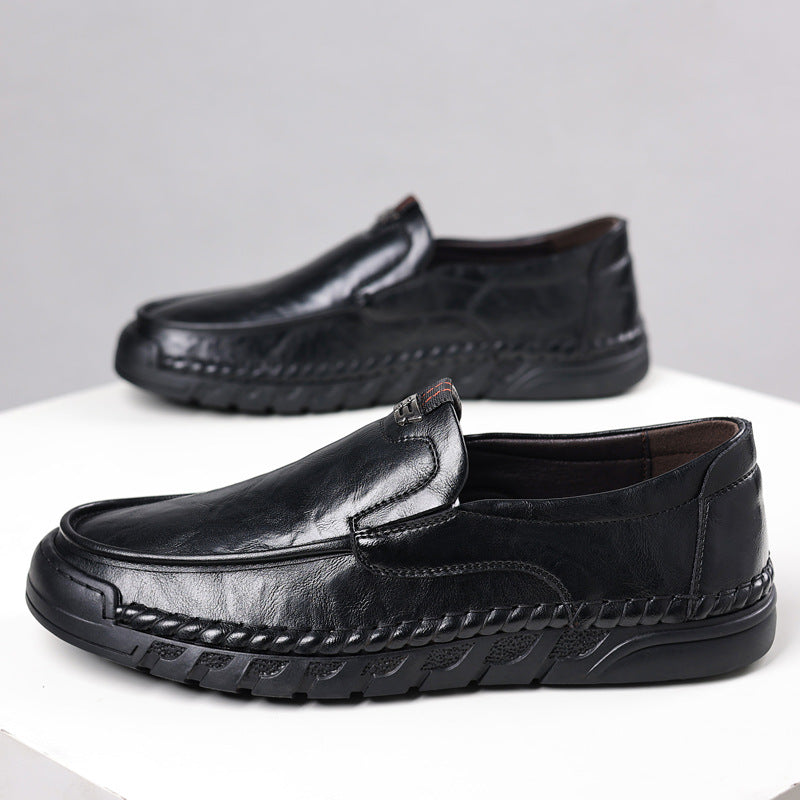Men's Breathable Casual Leather Shoes (In Stock)