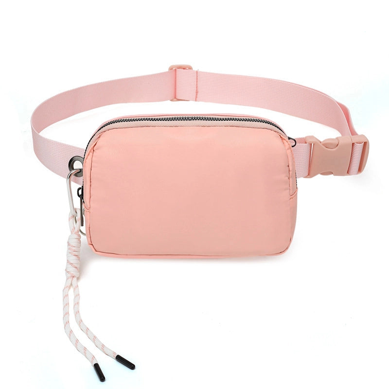 Women's Elegant Streetwear Solid Color Nylon Waist Bags