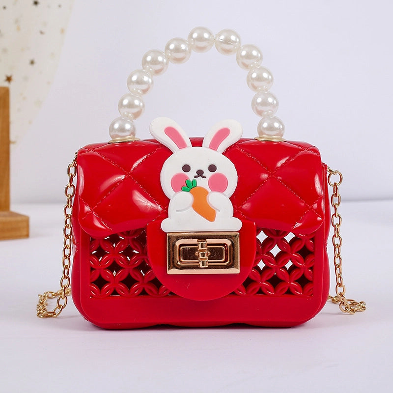 Women's All Seasons Pvc Animal Streetwear Square Lock Clasp Handbag