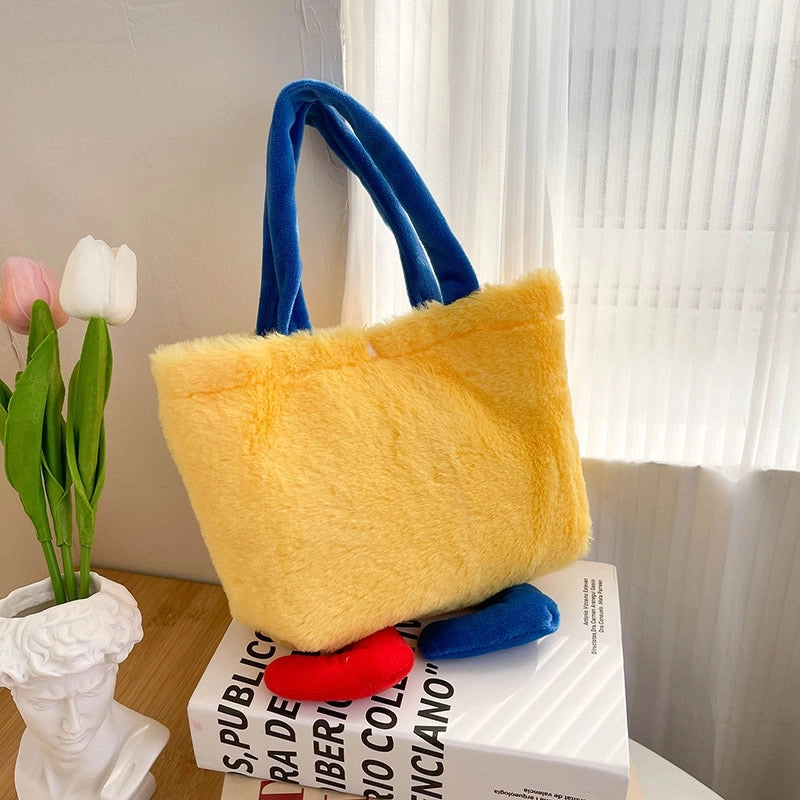 Women's Small Autumn&winter Plush Cute Shoulder Bag