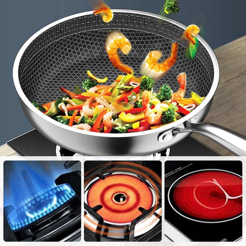 🔥Free Shipping🔥Non-Stick Stainless Steel Pan