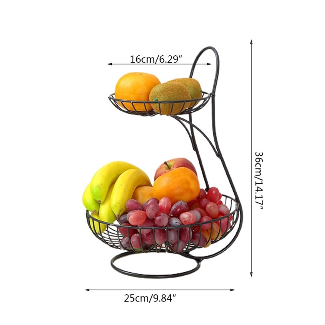 Double Layer Fruit Basket