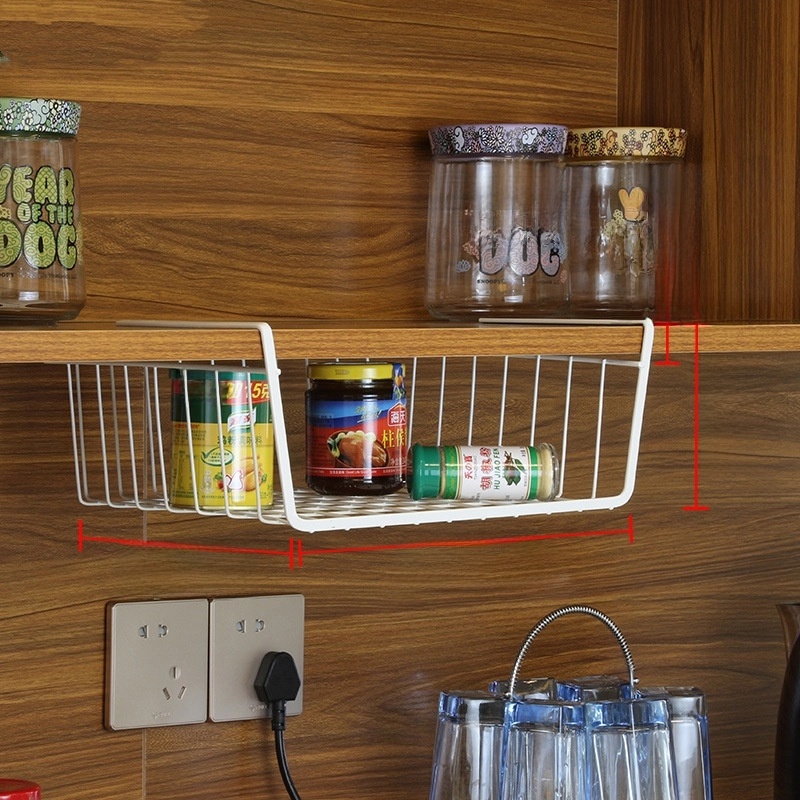 Casual Solid Color Iron Storage Basket