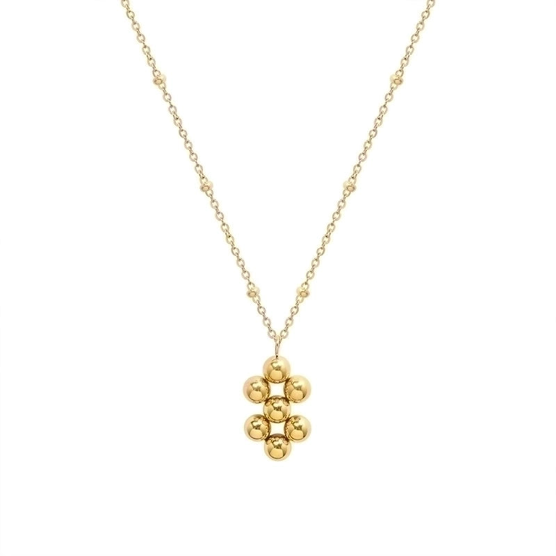 Minimalist Printing 304 Stainless Steel No Inlaid 18K Gold Plated Plating