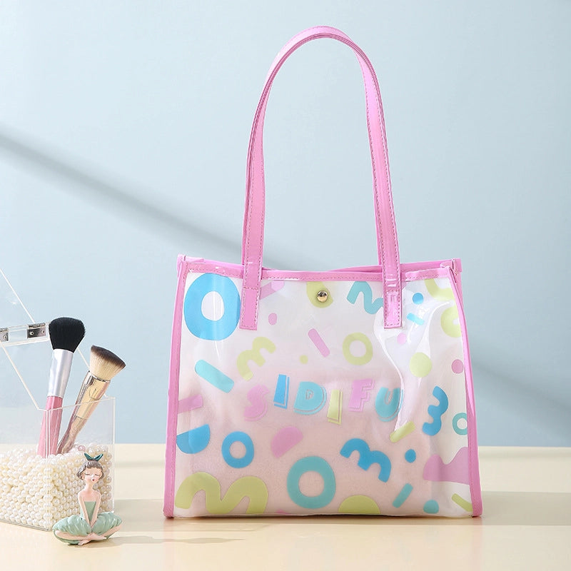 Letter Flower Butterfly PVC Storage Bag