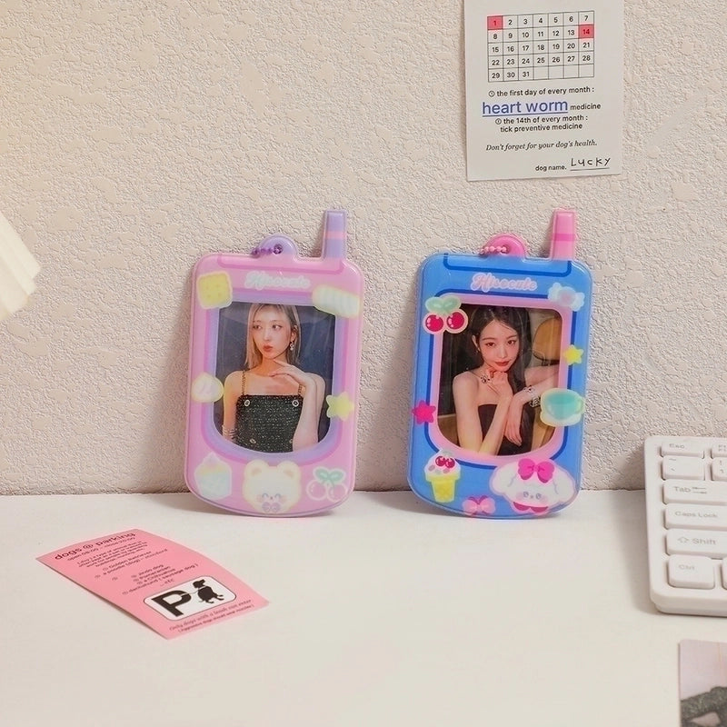 Women's Cartoon Pvc Open Card Holders
