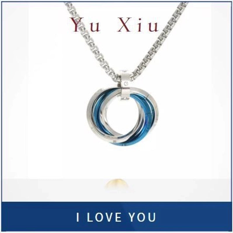 Fashion Geometric Titanium Steel Plating Pendant Necklace 1 Piece