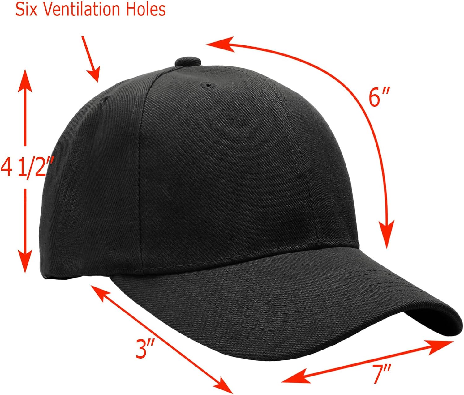 Falari Wholesale Bulk Lot 12-Pack Baseball Cap Adjustable Size Plain Blank Solid Color