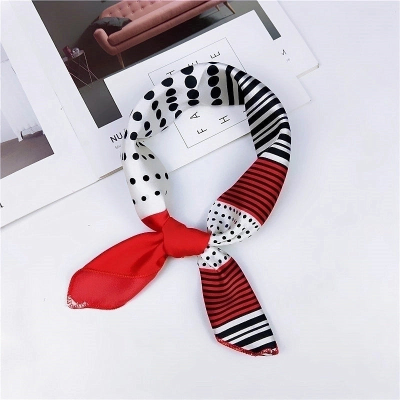 New Spring And Autumn Summer Small Silk Scarf Small Square Towel Women's Professional Variety Decorative Printed Scarf Scarf