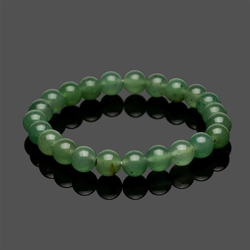 2 Pieces Natural Volcanic Stone Bracelet White Turquoise Jadeite Yellow Tiger Eye Beaded Bracelet