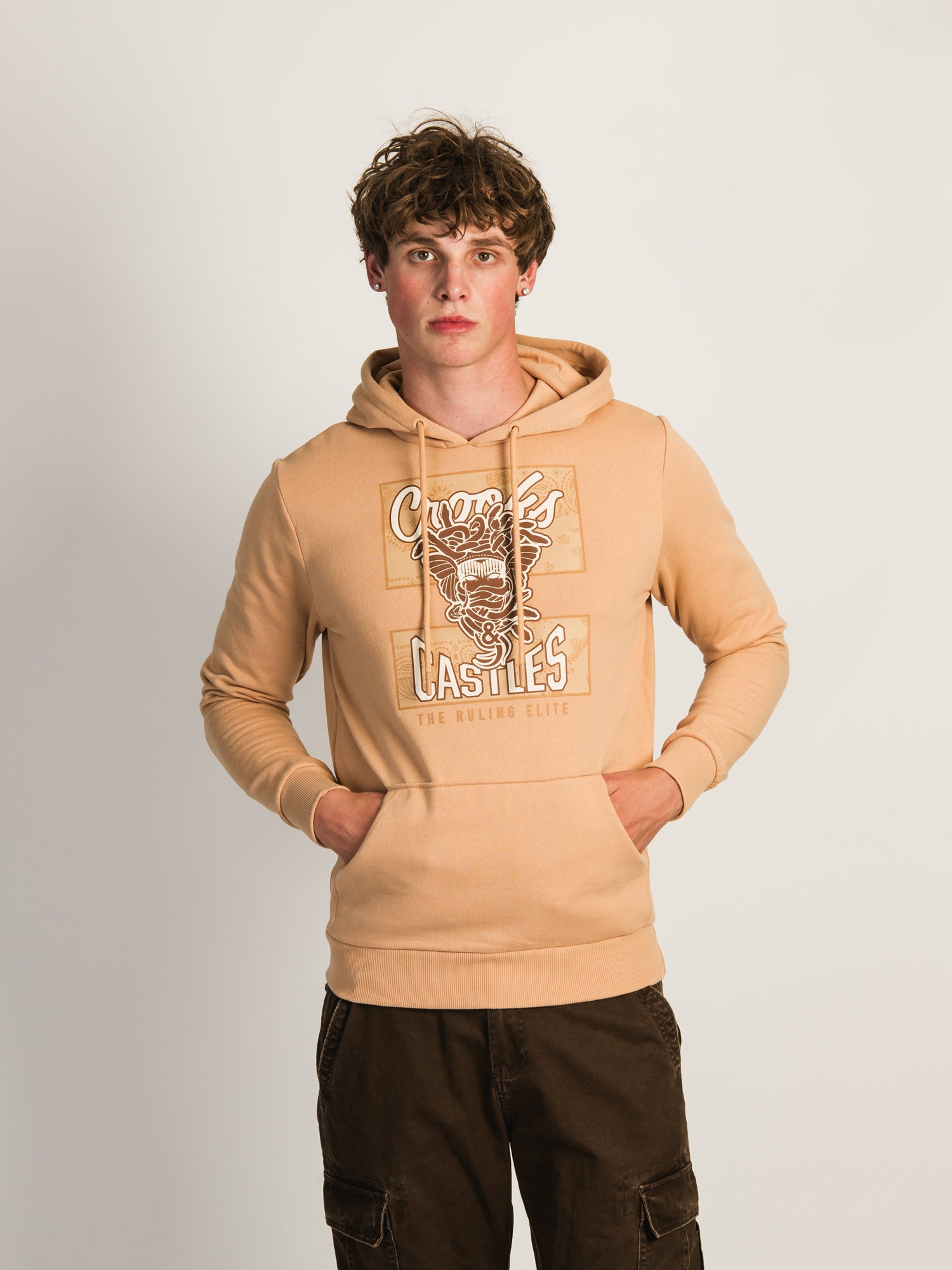 CROOKS & CASTLES GOTHIC MEDUSA PULLOVER HOODIE