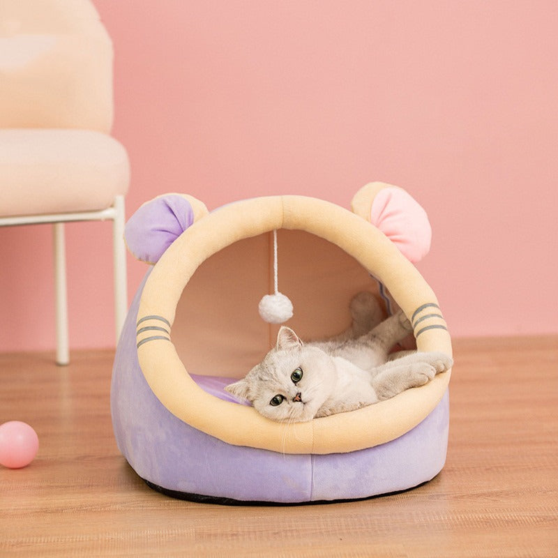 Washable Cat Basket Bed