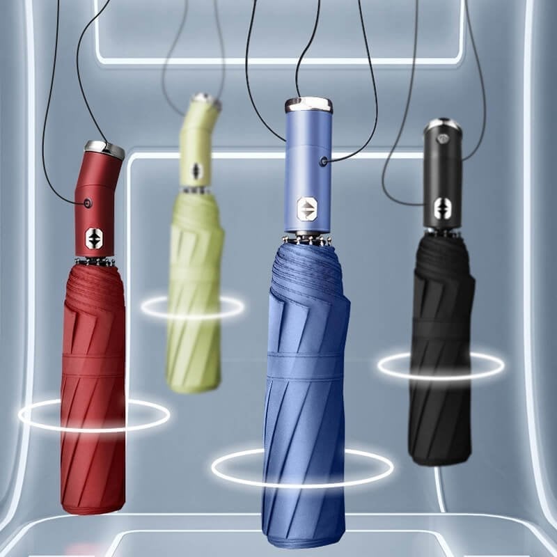 🔥Free shipping🔥Automatic Umbrella Adjustable Rotating Flashlight Umbrella🔥Hot Sale🔥