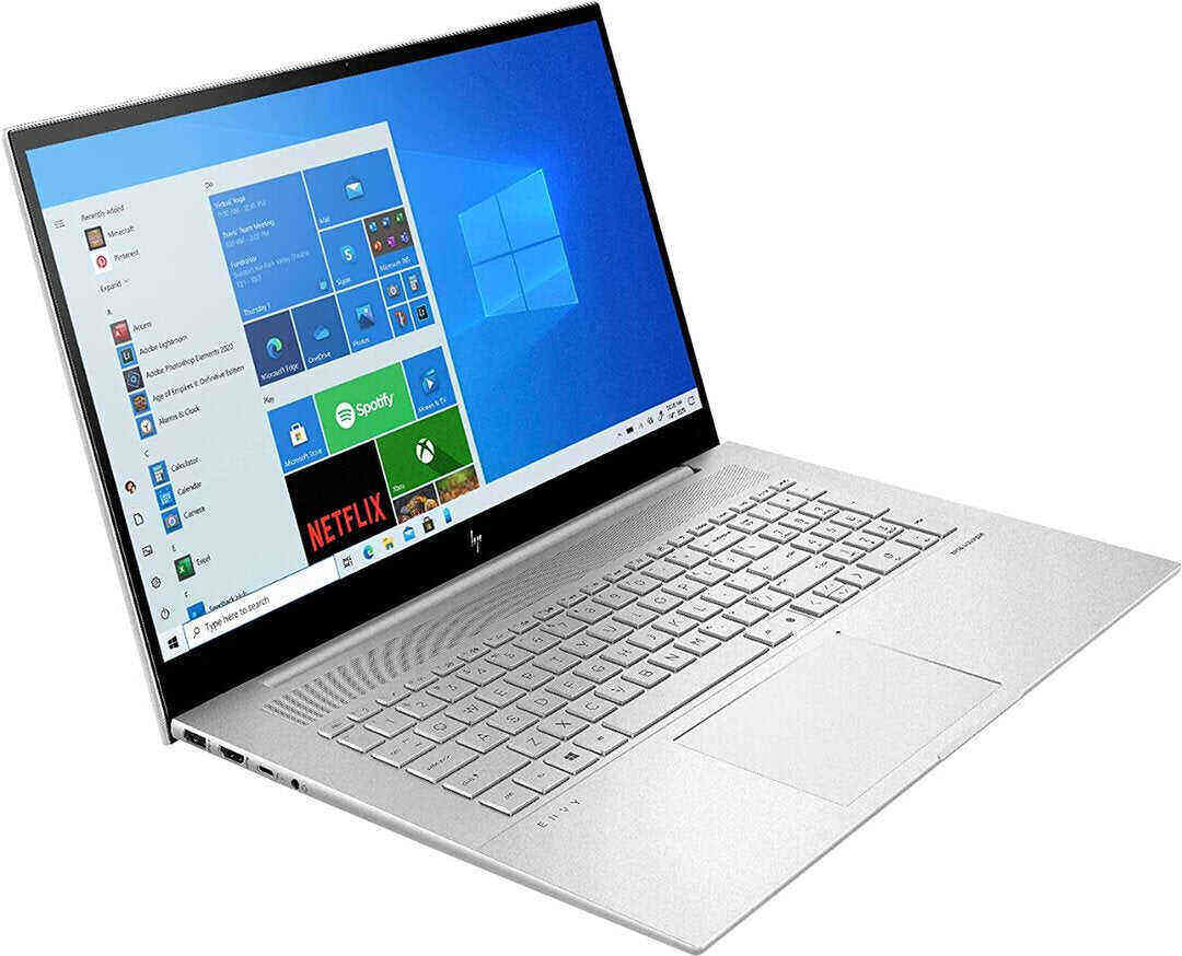 Computadora portátil HP Envy con pantalla táctil FHD de 17.3 