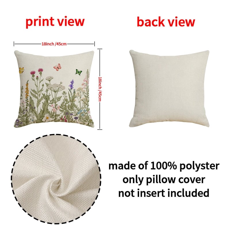 Casual Elegant Minimalist Letter Linen Pillow Cases Couch & Sofa Decor